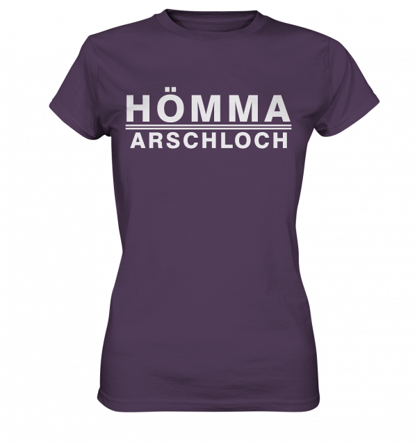 Hömma Arschloch - Ladies Premium Shirt – Bild 13