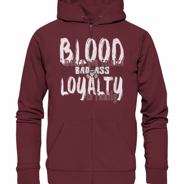 Blood and Loyalty - Organic Zipper