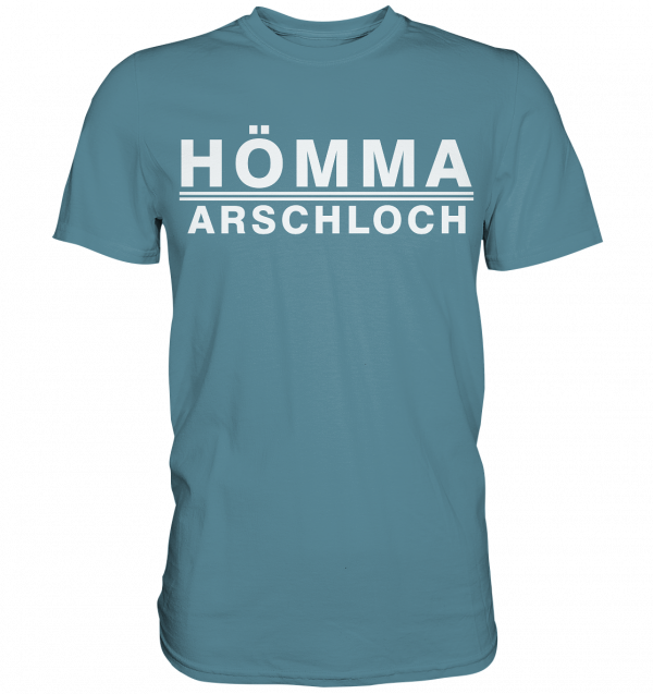 Hömma Arschloch - Premium Shirt – Bild 12