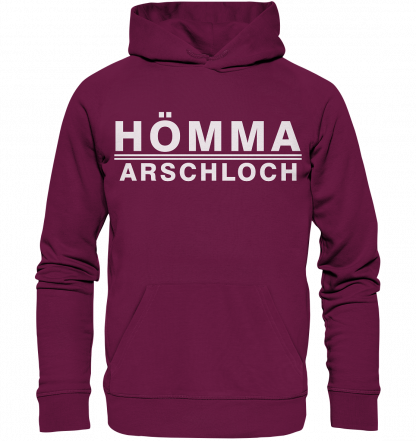 Hömma Arschloch - Premium Unisex Hoodie – Bild 2