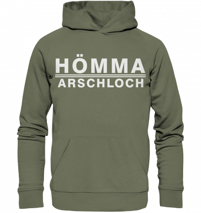 Hömma Arschloch - Premium Unisex Hoodie – Bild 4